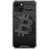 Bitcoin Textured Logo iPhone 14 Clear Case